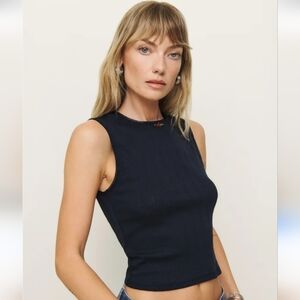 Reformation Ryland Tank, Muscle Tank, Pointelle With Floral Detal